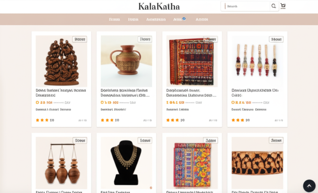 KalaKatha Marketplace Interface